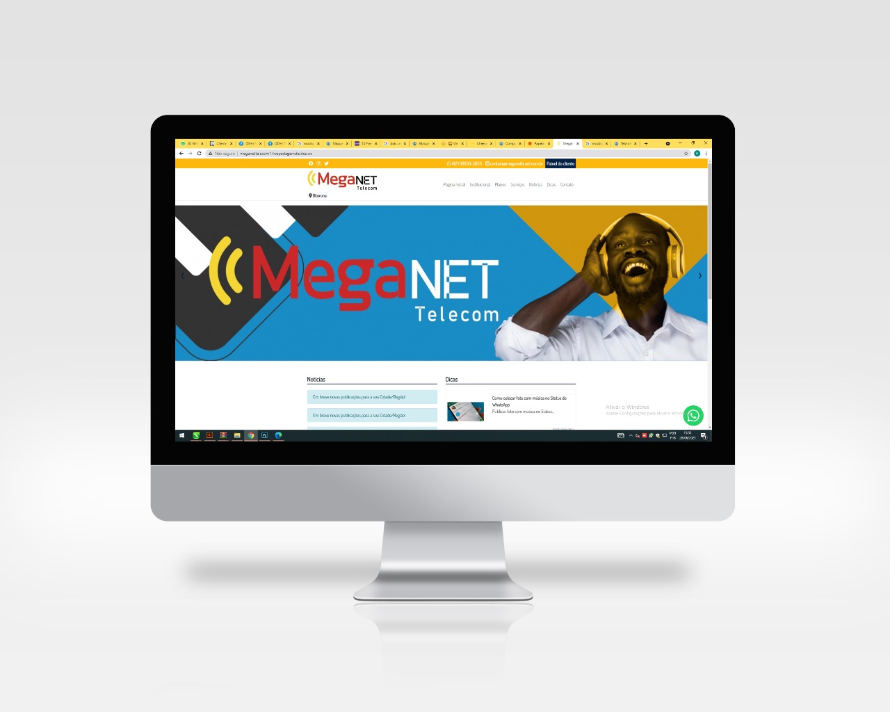 MegaNet Mockup Site