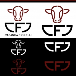 CFJ - Cabanha Fiorelli - Como a Logo funciona conforme suas amplicaçõe em fundos claros e fundos escuros!